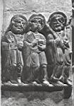 Vienne - Saint Maurice - Chapiteau - Jesus et 2 disciples sur la route d'Emmaus